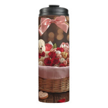 Teddy-Rose-Korbes Romantischer Valentinstag Edelst