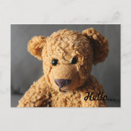 Teddy sagt Hallo Postkarte