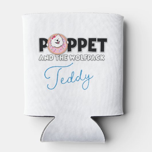 Teddy samoyed dosenkühler (Rückseite)