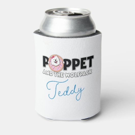 Teddy samoyed dosenkühler (Kanne Rückseite)