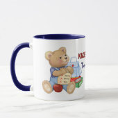 Teddy School Days - Kindergarten Lehrerin Tasse (Links)