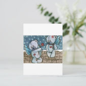 "TEDDY SHYNNESS" POSTKARTE (Stehend Vorderseite)
