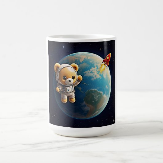 Teddy Space Adventure Kaffeetasse (Mittel)