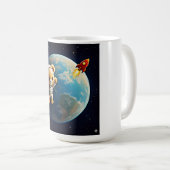 Teddy Space Adventure Kaffeetasse (VorderseiteRechts)