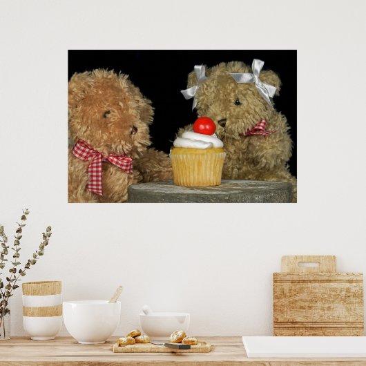 Teddy Time Poster (Küche)