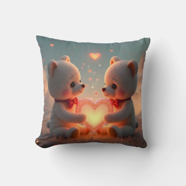 Teddy Time Together -  Kissen (Vorderseite)