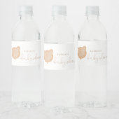 Teddy trägt Picnic Water Bottle Labels Wasserflaschenetikett (Flaschen)