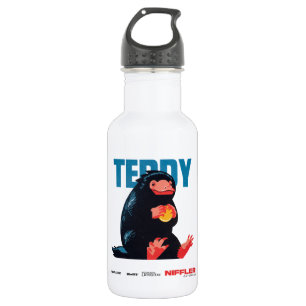 Teddy Vintag Graphic Edelstahlflasche
