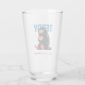 Teddy Vintag Graphic Glas (Rückseite)