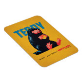 Teddy Vintag Graphic Magnet (Rechte Seite)