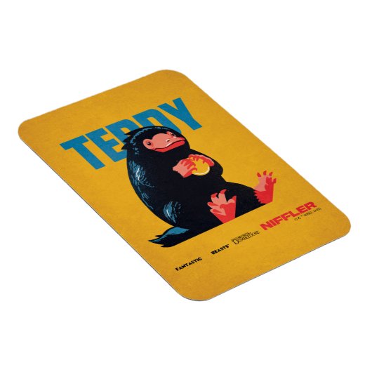 Teddy Vintag Graphic Magnet (Rechte Seite)