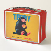 Teddy Vintag Graphic Metall Brotdose (Rückseite)