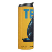 Teddy Vintage Grafik Thermosbecher (Nach links gedreht)