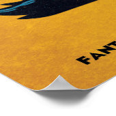 Teddy Vintage Graphic Poster (Ecke)