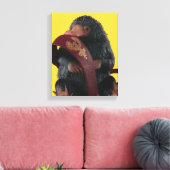 Teddy With Tie Graphic Leinwanddruck (Insitu (Wohnzimmer))