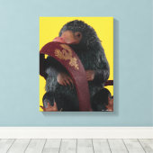 Teddy With Tie Graphic Leinwanddruck (Insitu (Holzboden))