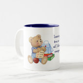 Teddy Zweifarbige Tasse (Vorderseite Links)