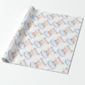 Teddybär 1. Geburtstags-Geschenkpapier Geschenkpapier (Ungerollt)