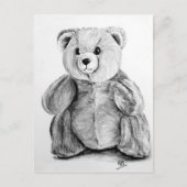 Teddybär 1 postkarte (Vorderseite)