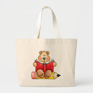 Teddybär-Ablesen Jumbo Stoffbeutel
