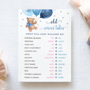 Teddybär-Altes-Weiber-Geschichten-Geschlecht-Enthü Einladung