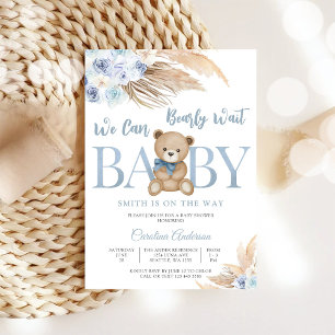 Teddybär-Baby-Party-Einladung Einladung