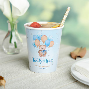 Teddybär-Baby-Party Pappbecher