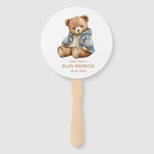 Teddybär-Baby-Shower-Einladung Kann kaum warten Fächer