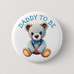 Teddybär    Baby Shower für werdende Väter Button