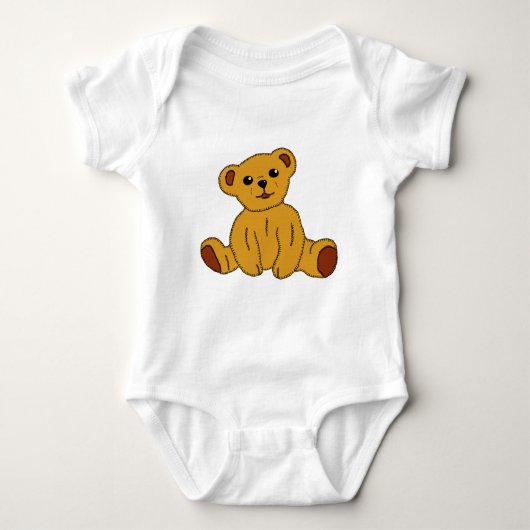 Teddybär Baby Strampler (Vorderseite)