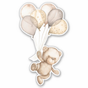Teddybär Babybär Süßes Tier  Aufkleber