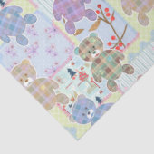 Teddybär, Babymuster Seidenpapier (Ausschnitt)