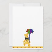 Teddybär-Babyparty-Einladung Einladung (Rückseite)