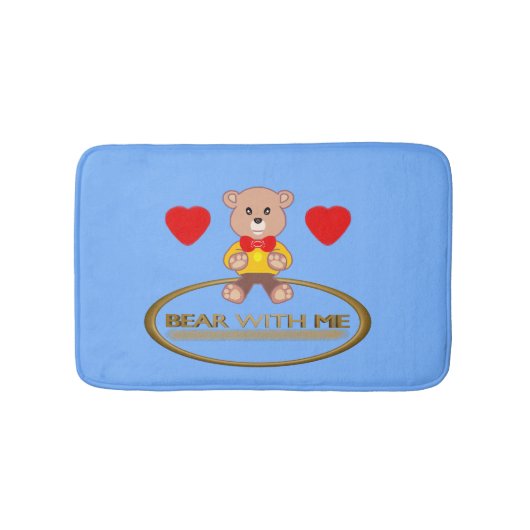 Teddybär  badematte (Vorderseite)