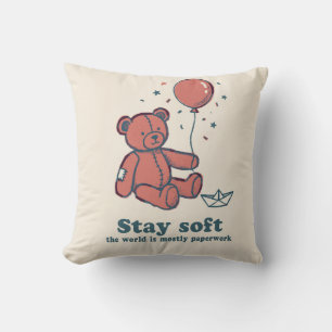 Teddybär-Ballon Riso Style Wurfkissen Kissen