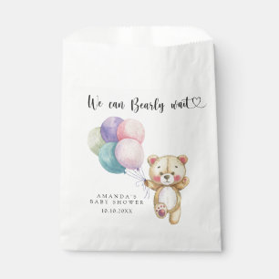 Teddybär-Balloons - wir können es kaum erwarten Geschenktütchen
