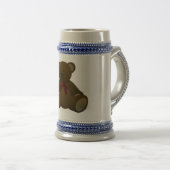 Teddybär Bierglas (VorderseiteRechts)