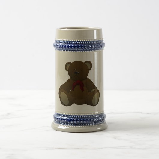 Teddybär Bierglas (Mittel)