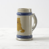 Teddybär Bierglas (VorderseiteRechts)