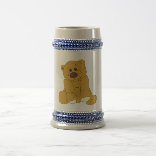 Teddybär Bierglas (Mittel)