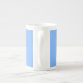 Teddybär Blau Porzellantasse (Rückseite)