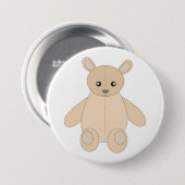 Teddybär Button (Vorne & Hinten)