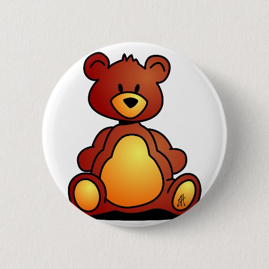 Teddybär Button (Vorderseite)