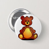 Teddybär Button (Vorne & Hinten)