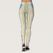 Teddybär-Daisy-Garten-Muster (10) Leggings (Rückseite)
