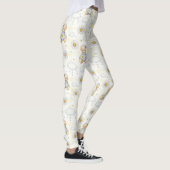 Teddybär Daisy Garten Muster (15) Leggings (Rechts)