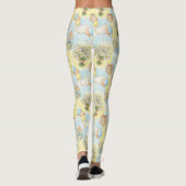 Teddybär Daisy Garten Muster (3) Leggings (Rückseite)