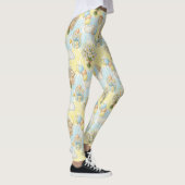 Teddybär Daisy Garten Muster (3) Leggings (Rechts)