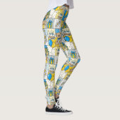 Teddybär Daisy Garten Muster (4) Leggings (Rechts)