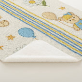 Teddybär-Daisy-Gartenmuster (10) Sherpadecke (3/4)